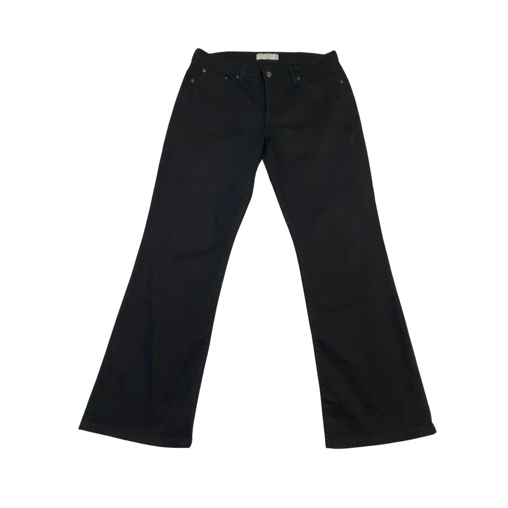 Levis 512 Perfectly Shaping Boot Cut Jeans Black Womens 18M Stretch Denim